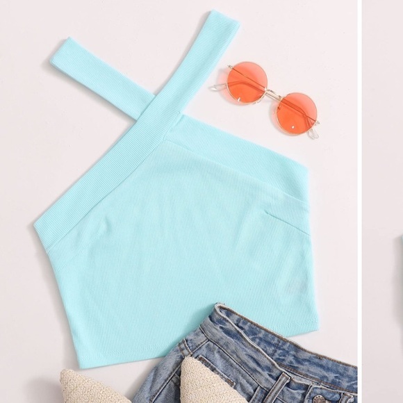 baby blue tank top - Picture 1 of 1